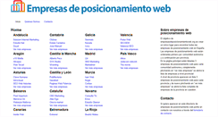 Desktop Screenshot of empresasdeposicionamientoweb.org